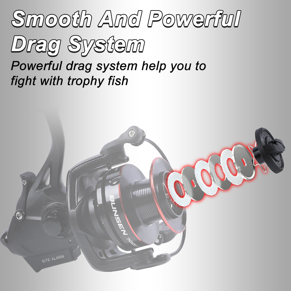 BUNSEN Spinning Fishing Reel – MiFine