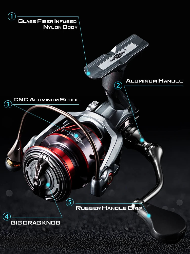 GREEK-Ultralight Spinning  Fishing Reel