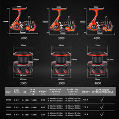 CRESCENT XT Spinning Fishing Reel