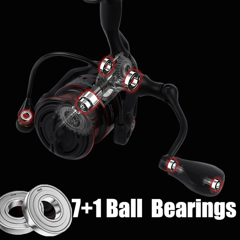 7 ultralight spinning combo CARBON Ultralight Spinning Reel – MiFine