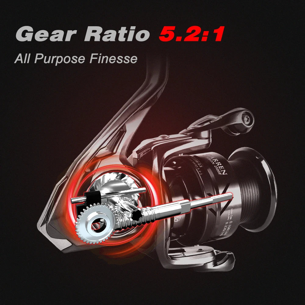 bassdash alien ultra lightweight carbon trout spinning fishing reel DARREN CARBON Lightweight Ultralight Spinning Fishing Reel – MiFine