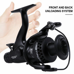 CASTFORCE Dual Brake Spinning Fishing Reel